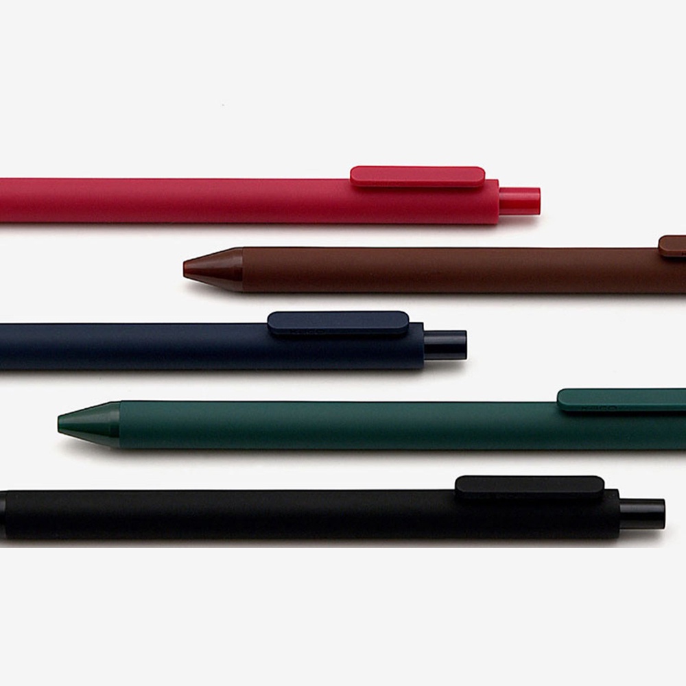 Bút gel đen Winzige bút bi bấm 0.5 mm màu đen ngòi