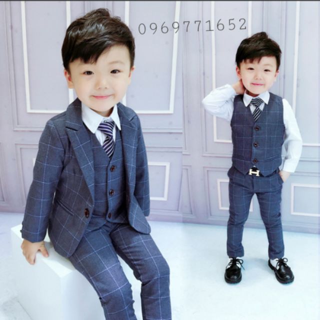 Bộ vest bé trai