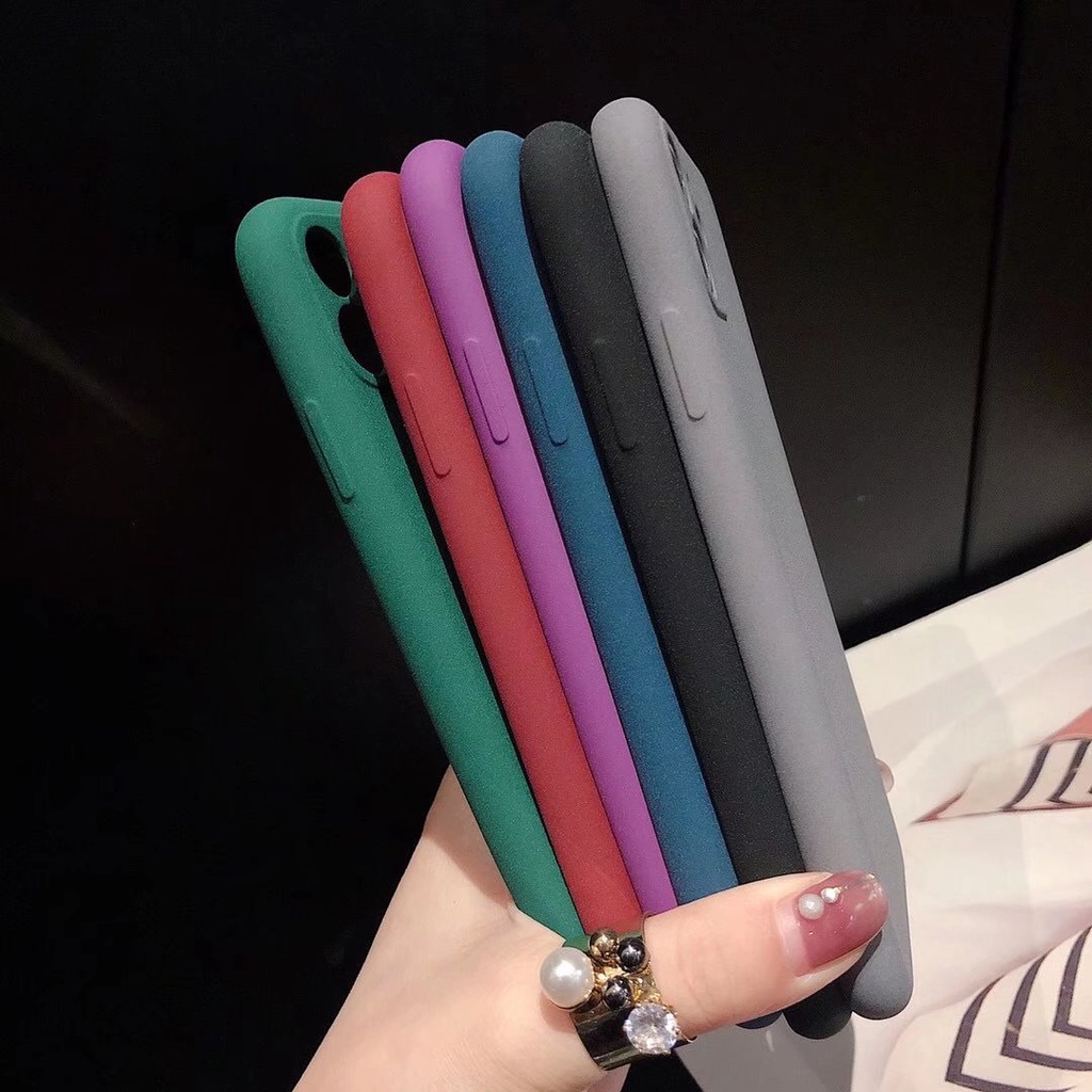 Ốp điện thoại màu nhám bảo vệ toàn diện cho Google Pixel 3 3A 3XL 4 4XL 4A XL Lite