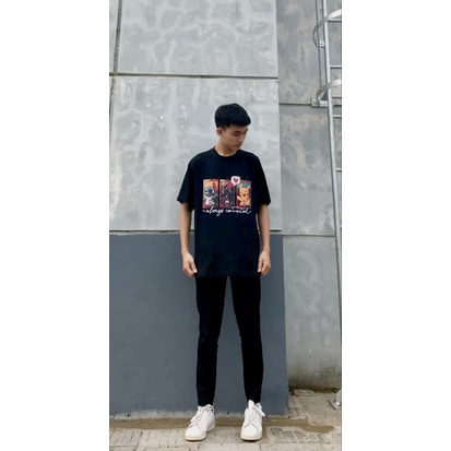 Áo Thun Unisex Tay Lỡ Nam Nữ Kabek RN006