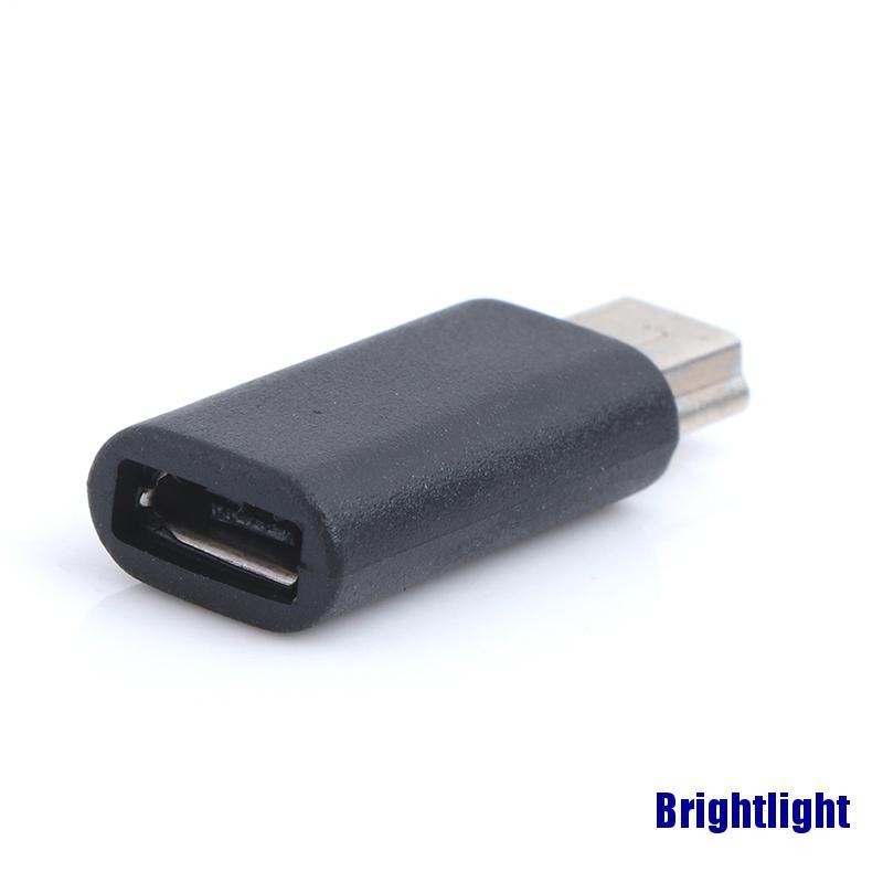 Đầu Chuyển Đổi Micro Usb Female Sang Mini Usb Male Màu Đen