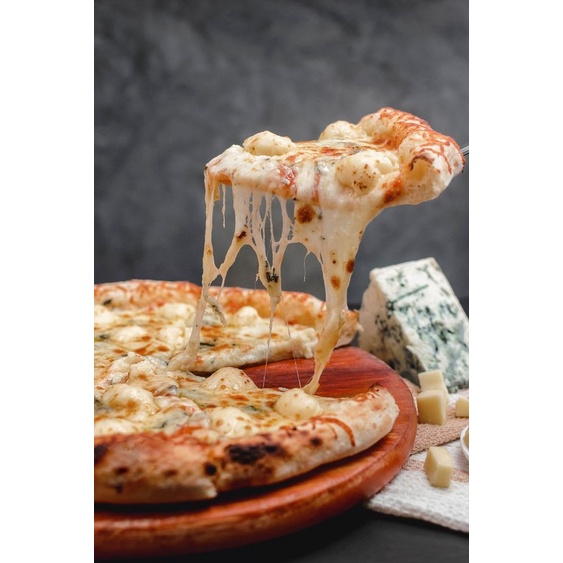 Phô mai sợi Mozzarella túi 100g thơm béo - Phô mai kéo sợi dai, dài - Hansik Kitchen