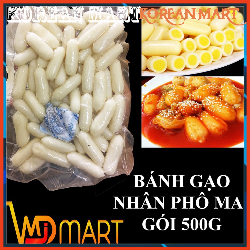 Bánh gạo nhân phô mai gói trắng