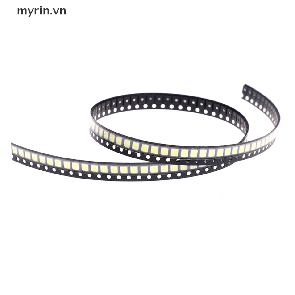 Set 100 Chip Đèn LED SMD 2835 / 3528 1W 3V Ánh Sáng Trắng Dành Cho TV LED Diodes