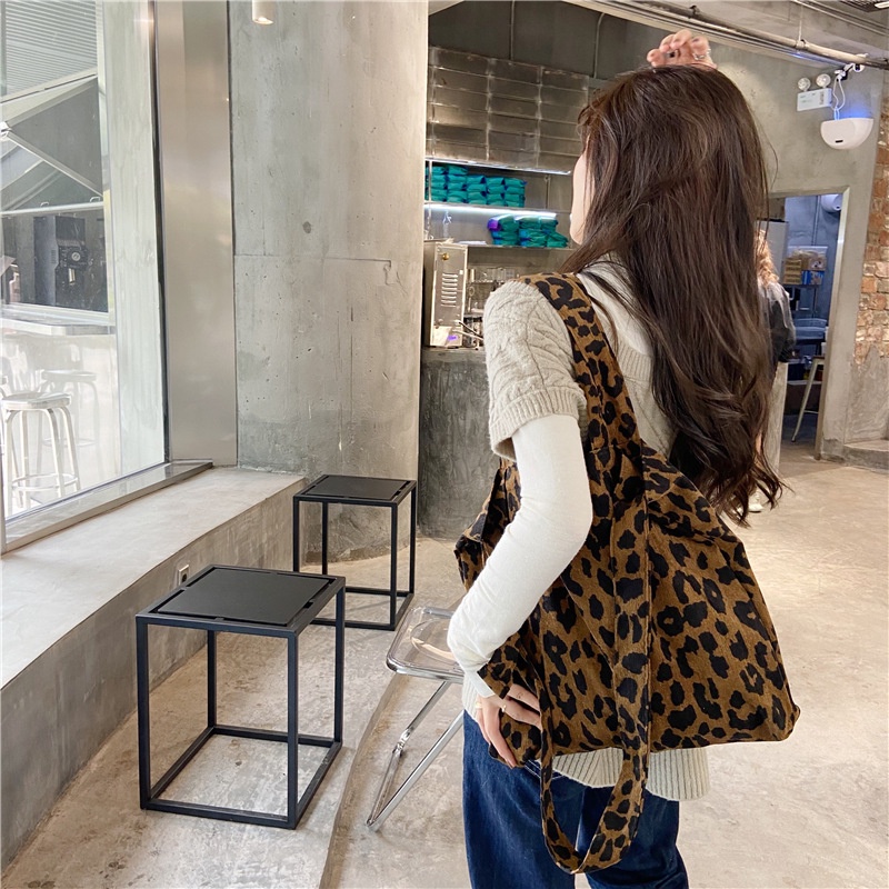 Túi Nhung Da Beo,Túi Canvas Vải,Túi Tote Nhung Đi Học