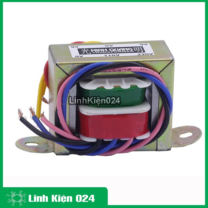 Biến Áp Đối Xứng 9V-9V(850mA)