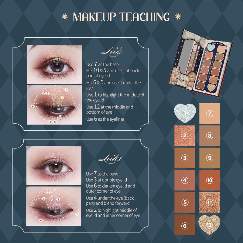 Bảng phấn mắt Flower Knows Circus 12 màu 13g | BigBuy360 - bigbuy360.vn