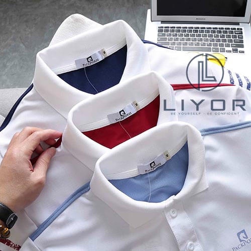 Áo thun polo nam áo phông nam có cổ thun cá sấu sọc in đơn giản cao cấp nhiều màu Liyorstore - ACB4060 | BigBuy360 - bigbuy360.vn