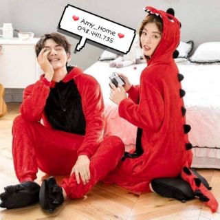 [Giảm 29k-FREESHIP] BỘ ĐỒ THÚ KHỦNG LONG ĐỎ