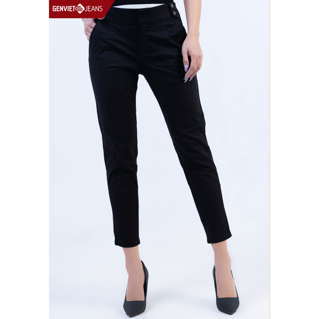 [Mã WABRLOW5 giảm 15% đơn 300K] DQ106K789 - Quần Dài Kaki Nữ GENVIET | BigBuy360 - bigbuy360.vn