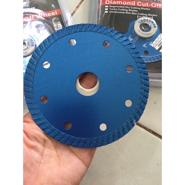 LƯỠI CẮT GẠCH, BÊ TÔNG, ĐÁ HOA CƯƠNG CROSSMAN 105mm