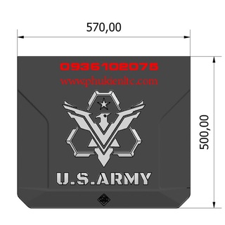 Tấm chắn bùn xe tải u.s.army -