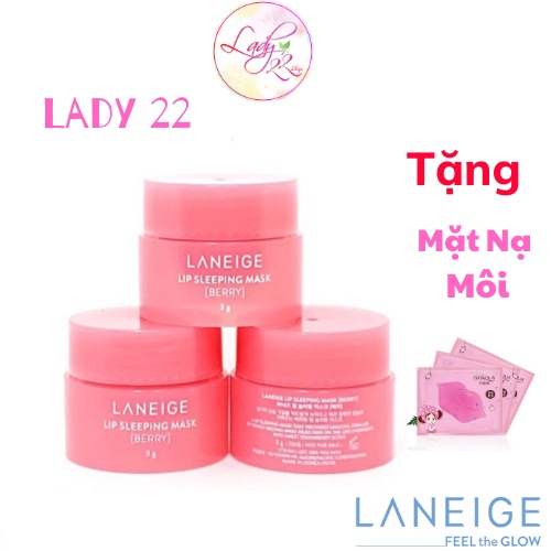 Mặt nạ môi LANEIGE Lip Sleeping Mask 3g - Mini size chính hãng