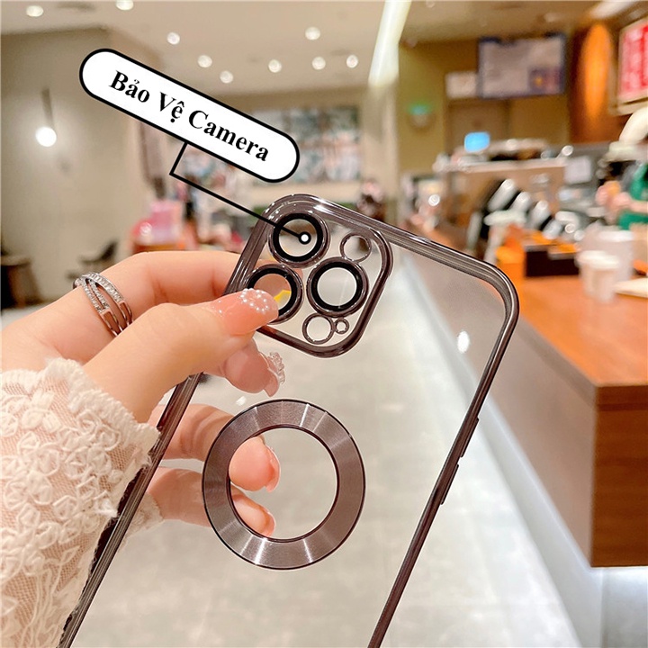 Ốp &quot;Hở táo&quot; IPhone Viền Vuông_Tích hợp &quot;Kính Bảo Vệ Camera_ IPhone 7 Plus/8 Plus/X/Xs/Xr/XsMax/11/11Pro/11ProMax