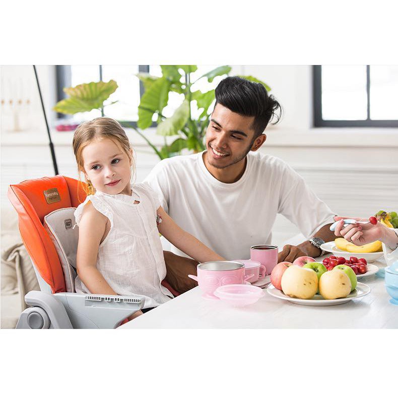 Ghế ăn dặm gấp gọn cho bé Karma Baby, ghế ăn dặm cao em bé đa năng - Monnie Kids