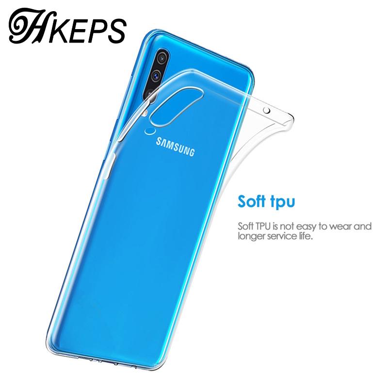 Ốp điện thoại trong suốt tiện dụng bền tốt dành cho Samsung Galaxy M10 M20 M30 S8 S9 S10 Plus S10e A8 A9 Star Note 8 9