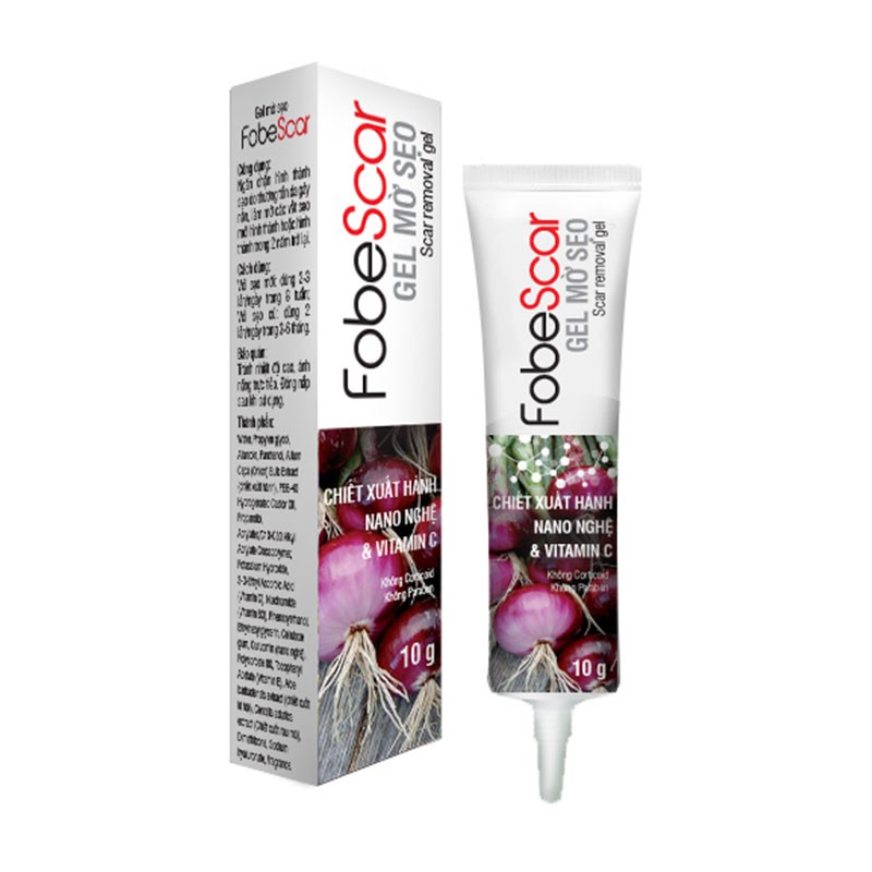 Gel mờ sẹo Fobe Scar – Hỗ trợ làm mờ sẹo (Tuýp 10g)