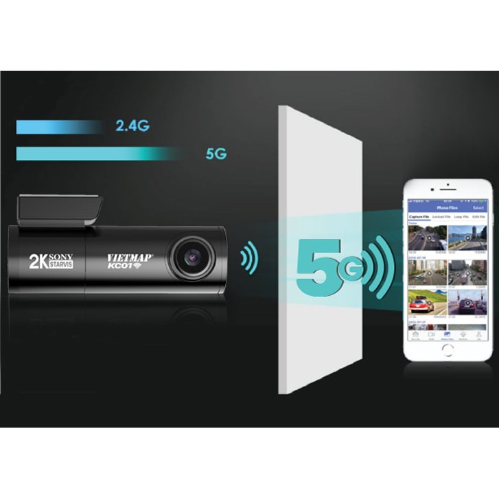Camera hành trình Vietmap KC01 2K ghi hình trước sau | BigBuy360 - bigbuy360.vn