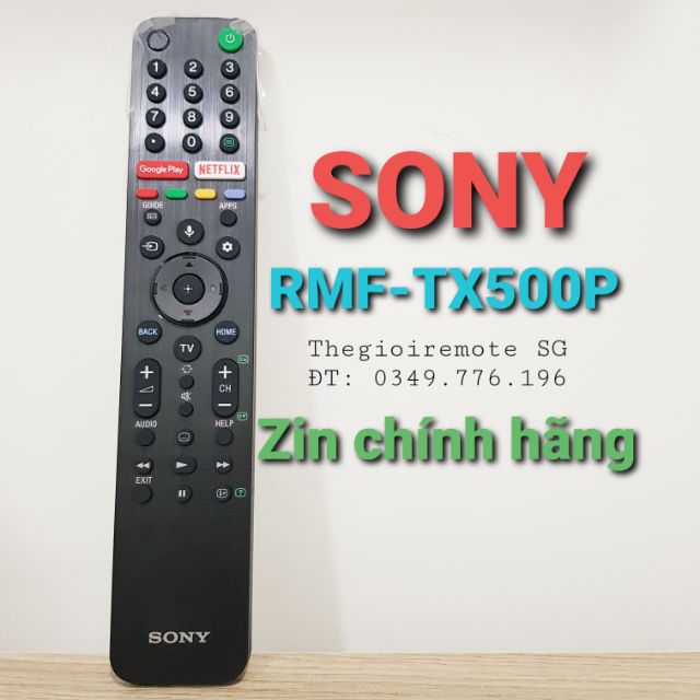 REMOTE ĐIỀU KHIỂN TIVI SONY RMF-TX500P MODEL 2019