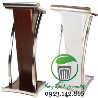 Bục phát biểu kiểu mỹ màu Đỏ / Trắng - 470*470*1170