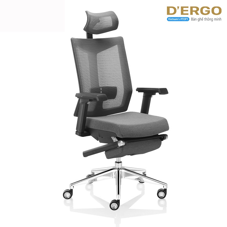 Ghế Văn Phòng Cao Cấp Có Gác Chân Ergoto Ergonomic office chair Stark S27H-ALF(Footrest)