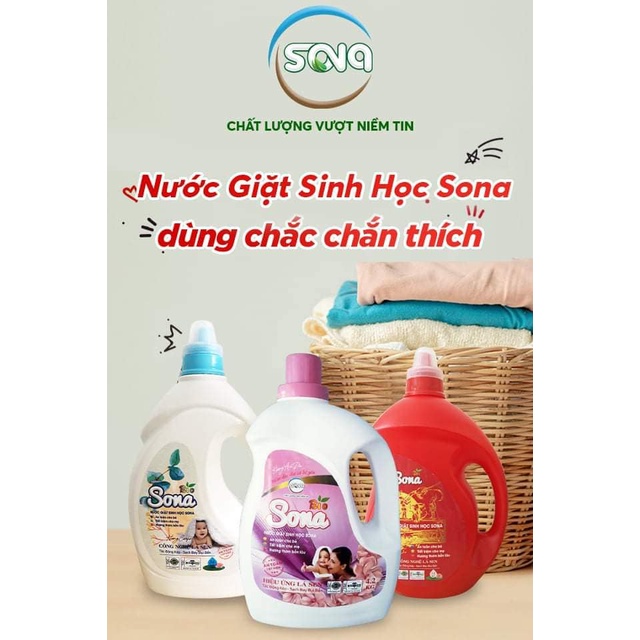 Nước giặt sinh học SONA 4.2kg