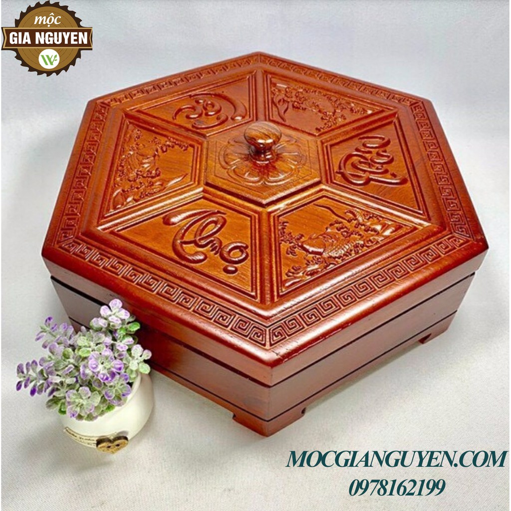 KHAY ĐỰNG BÁNH MỨT KẸO GỖ (LOẠI 1) - SIZE TO ẢNH THẬT 100% Hàng loại 1 cao cấp