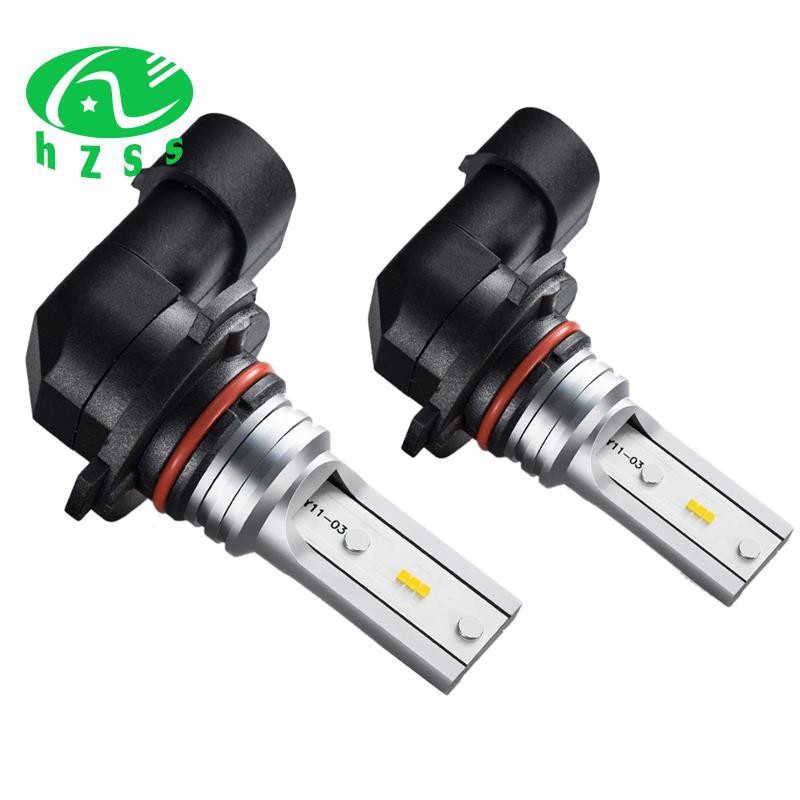 Set 2 bóng đèn LED phá sương mù H8 H11 H16 6500K ánh sáng trắng