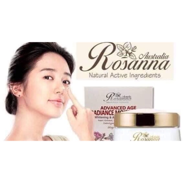 [Combo 2 hộp Kem]dưỡng trắng da ROSANNA- 50g