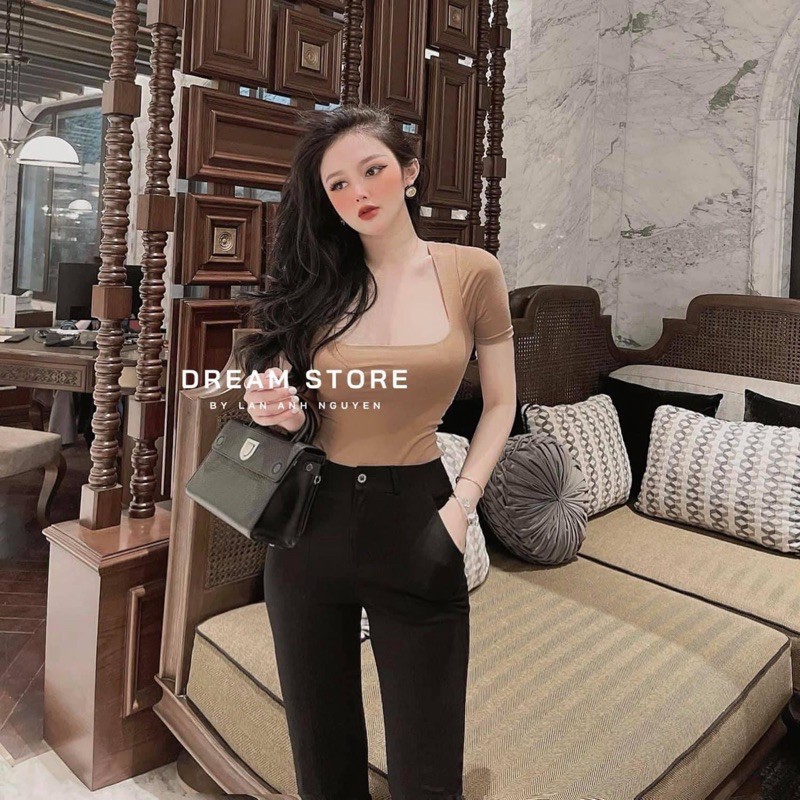 Áo CỔ VUÔNG 4 màu hot hit(kèm ảnh thật,video) | BigBuy360 - bigbuy360.vn