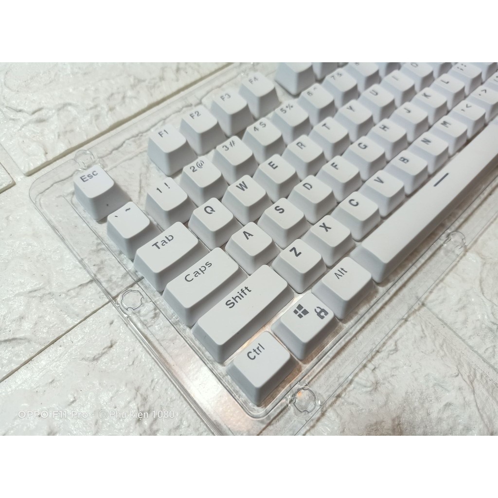 Bộ Keycap Xuyên LED 🎮FREESHIP🎮 104 phím (Chất liệu PBT / DoubleShot Xuyên LED /OEM Profile/ ANSI Layout )