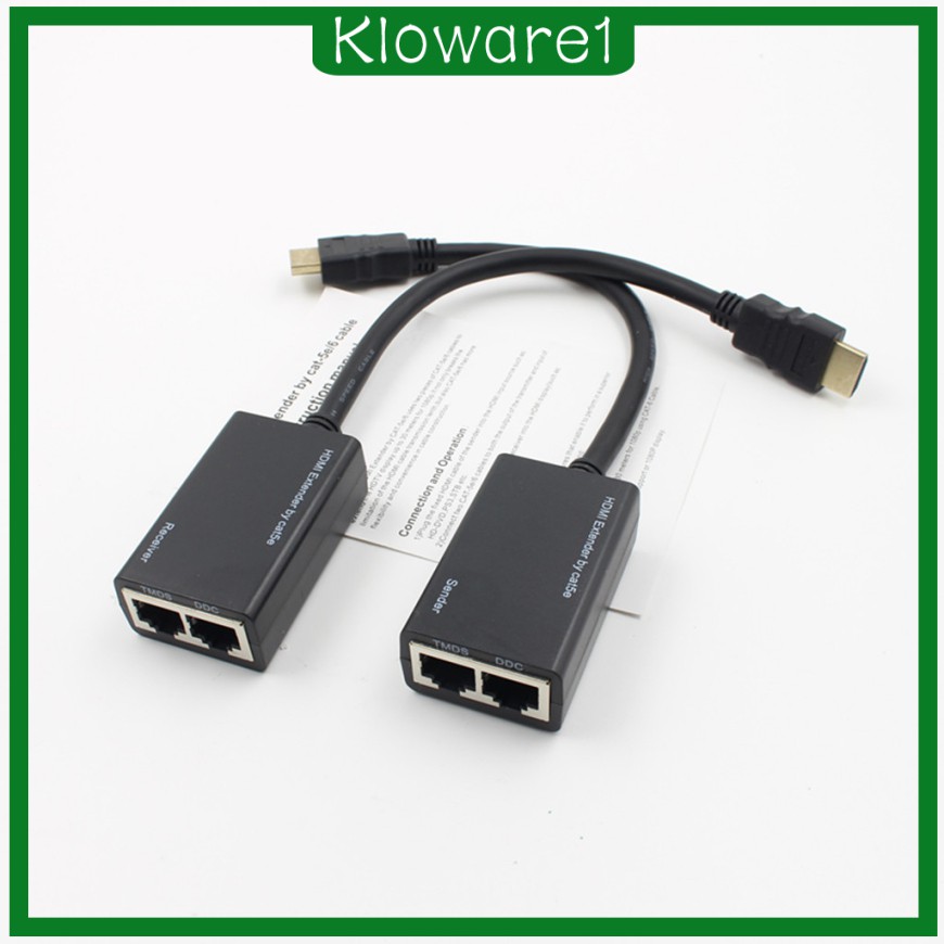 Dây Cáp Mở Rộng Chuyển Đổi Từ Cổng Hdmi Qua Rj45 Cat5E Cat6 Lan | BigBuy360 - bigbuy360.vn