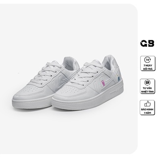 [Mã WABRMH99 giảm 12% đơn 99K]Giày bata nữ giayBOM chất liệu da PU đế cao 3 cm B1204