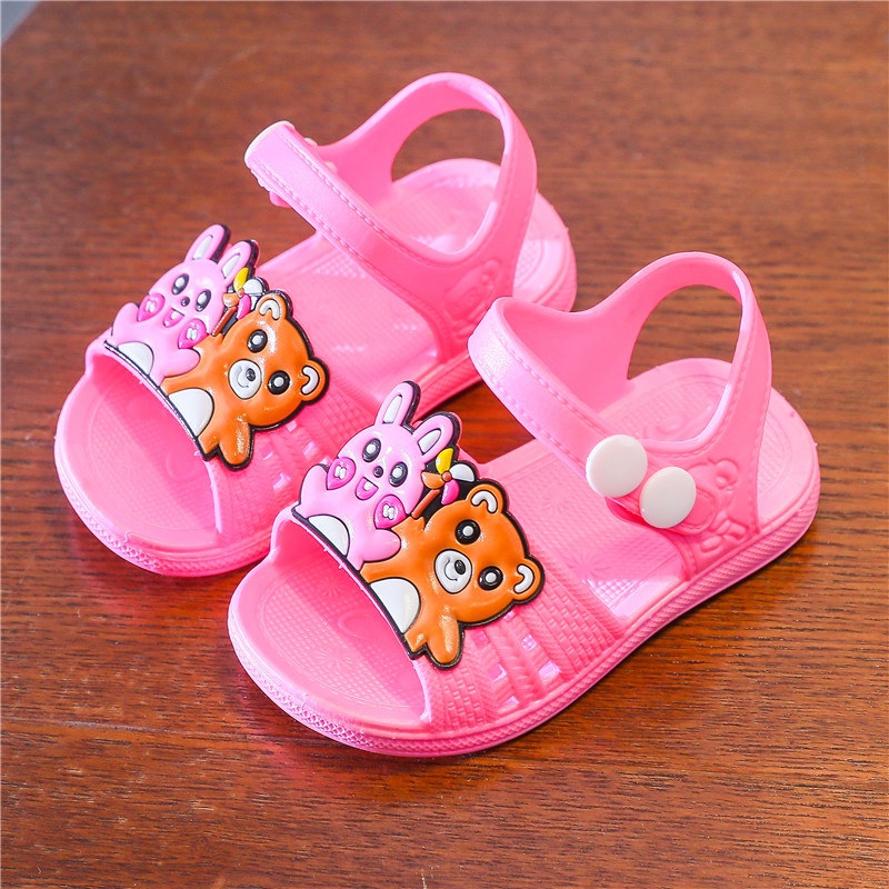 DÉP SANDAL TẬP ĐI CAO SU DẺO CHO BÉ size 15-25
