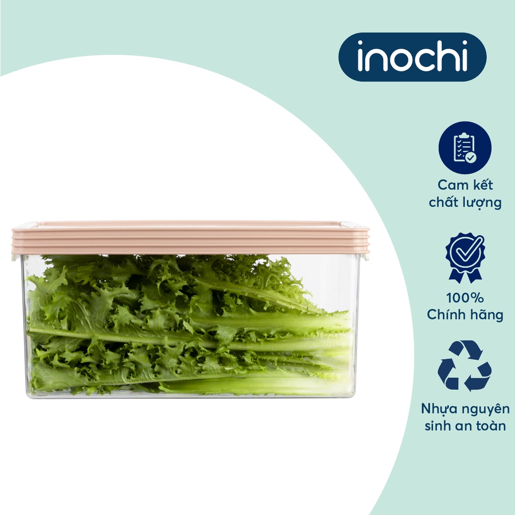 Bộ 2 hộp thực phẩm tritan chữ nhật Inochi- Hokaido 1000-2000ml