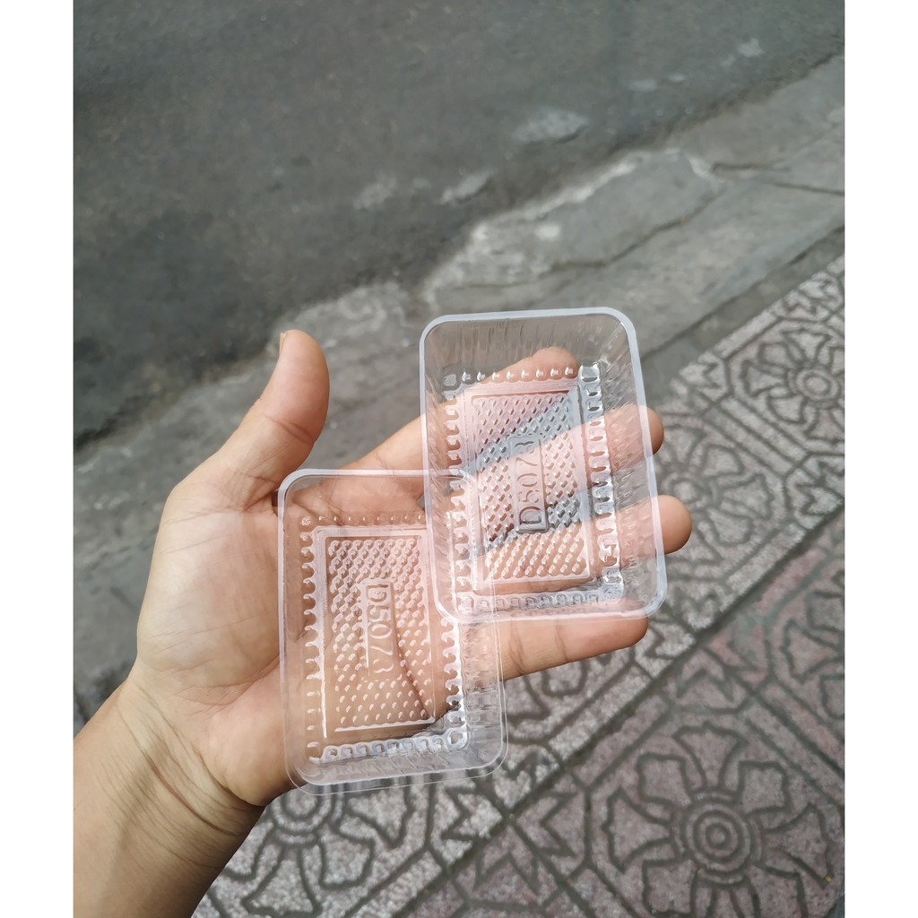 Combo khay +túi đựng bánh dứa/100