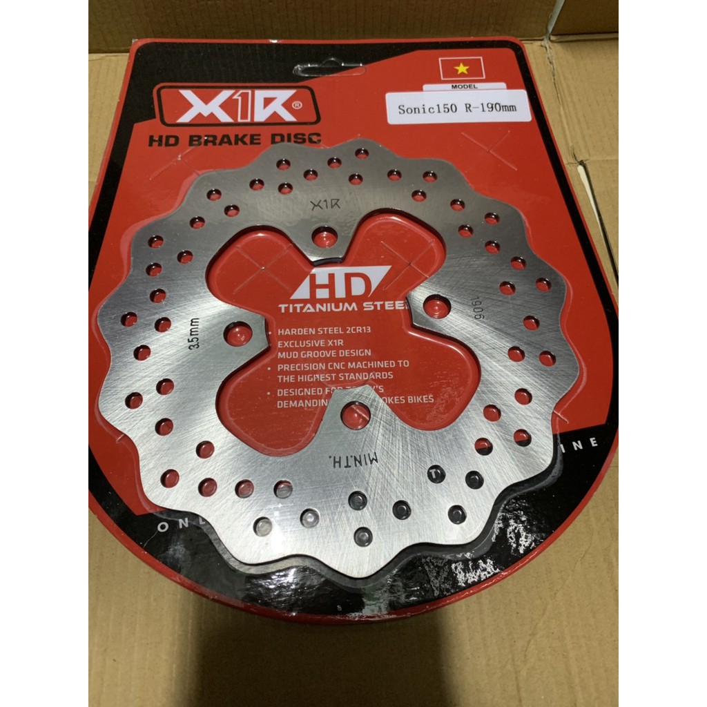 Dĩa thắng xe sonic hiệu X1R (1 cặp)