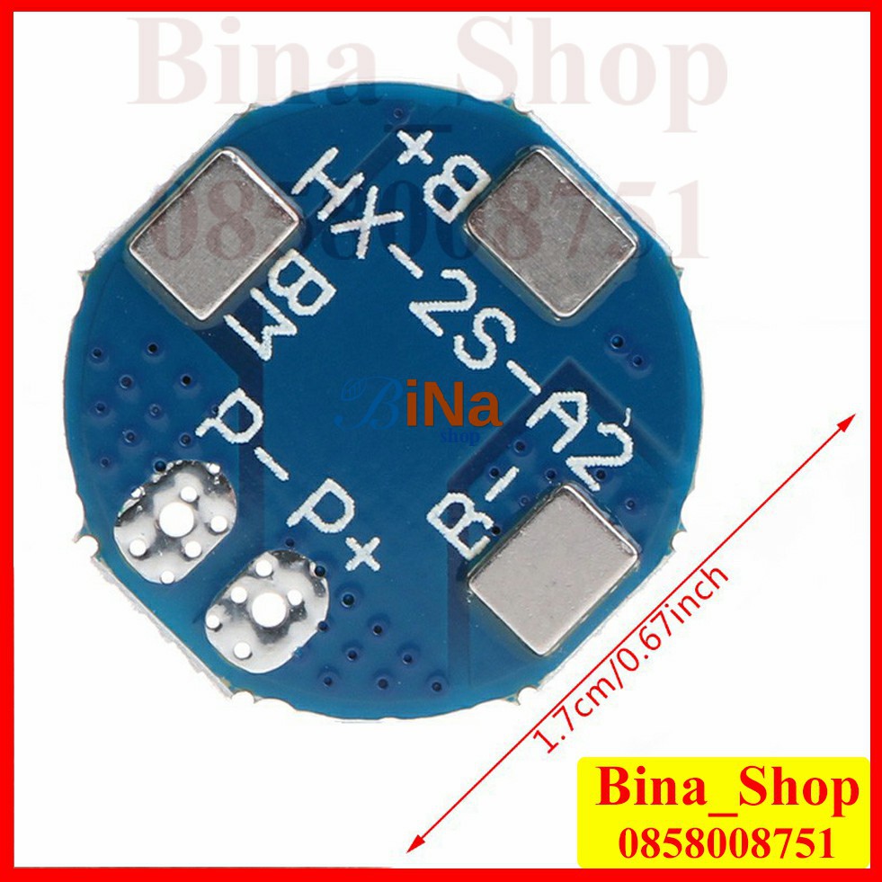 Mạch sạc bảo vệ pin 2S 18650 7.4V-8.4V 5A