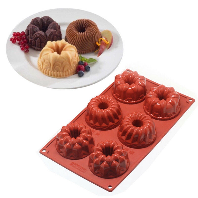 Khuôn Silicone làm bánh hình bông hoa DIY