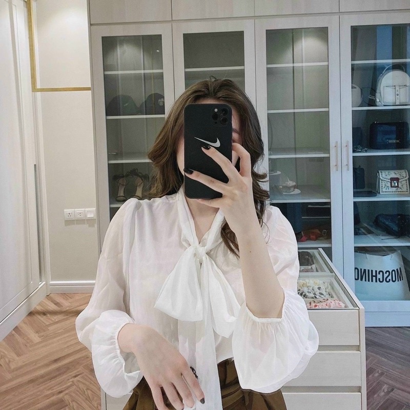 SET ÁO VOAN + QUẦN ỐNG RỘNG NÂU
