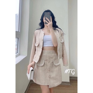 SET DẠ TWEED ĐỦ MÀU HÀNG ĐẸP