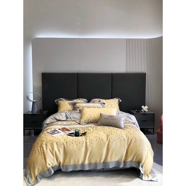 Chăn ga gối Tencel Markcross hoạ tiết Dior 2022