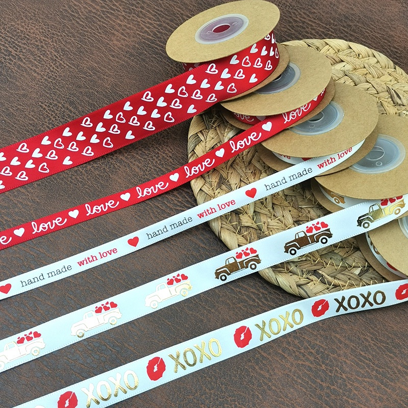 Cuộn Dây Ruy Băng 10Mm/25mm/15mm (10 Yards) Dùng Để Gói Quà