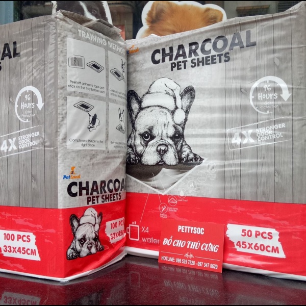 Tã Lót Chuồng Cocoyo &amp; Charcoal – Khay Vệ Sinh Cho Chó Mèo