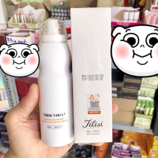 (NEW) Kem chống nắng dạng xịt Spray Protective V7 (HÌNH CHỤP THẬT) hàng mới