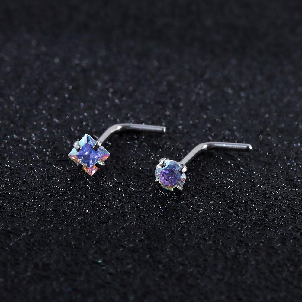 Khuyên Mũi Mỏng Thời Trang Cá Tính|Khuyên Xỏ Cơ Thể Bằng Thép Phẫu Thuật Quyến Rũ|Vít Đinh Tán Vòng Nostril