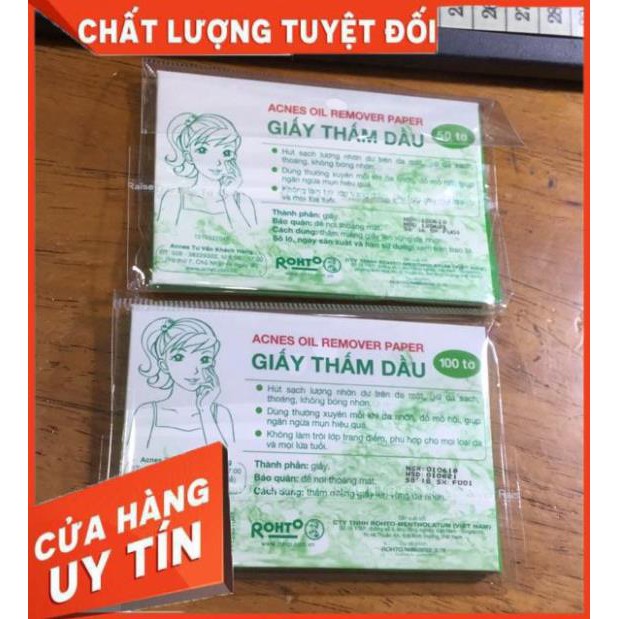 Giấy thấm dầu Acnes Oil Remover Paper 50 tờ