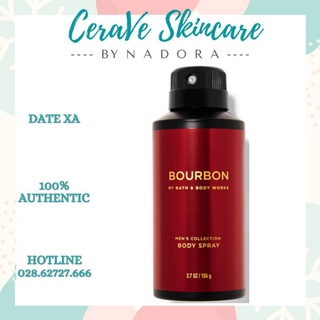 Xịt Thơm Toàn Thân Nam Body Spray Bath And Body Works - Bourbon Body Spray