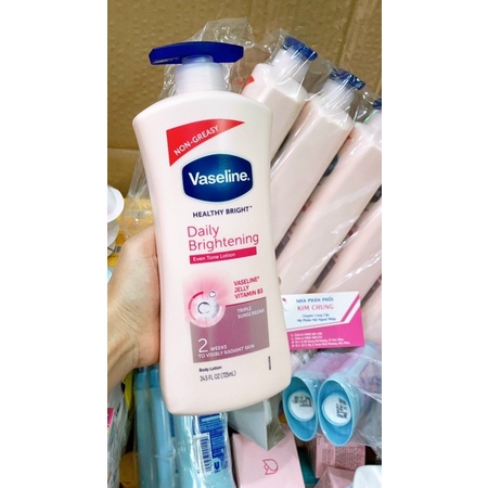 Kem Dưỡng Da ❤ TRÙM SỈ ❤ Sữa Dưỡng Thể Vaseline 725ml, nguyên liệu, công thức làm kem trộn trắng da body