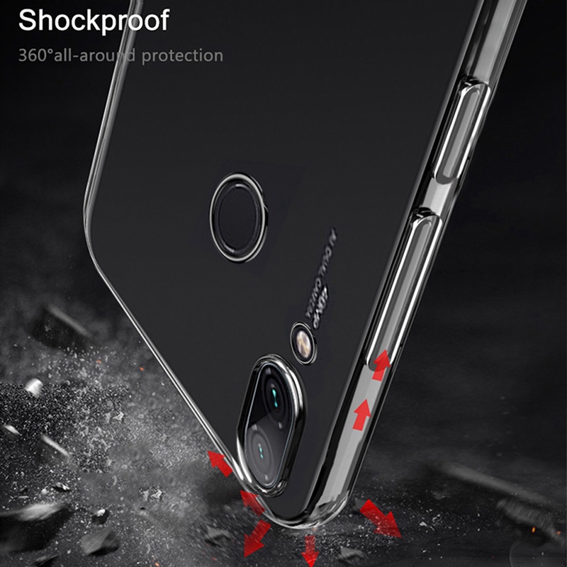 Ultra Thin Silicone Casing For Xiomi Redmi 7 Pro Soft TPU Transparent Back Case